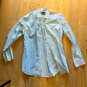 Blue and white button down shirt Paul smith